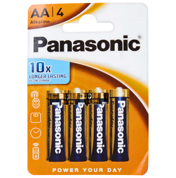 Panasonic - Alkaline Power AA Batterien 4er-Pack